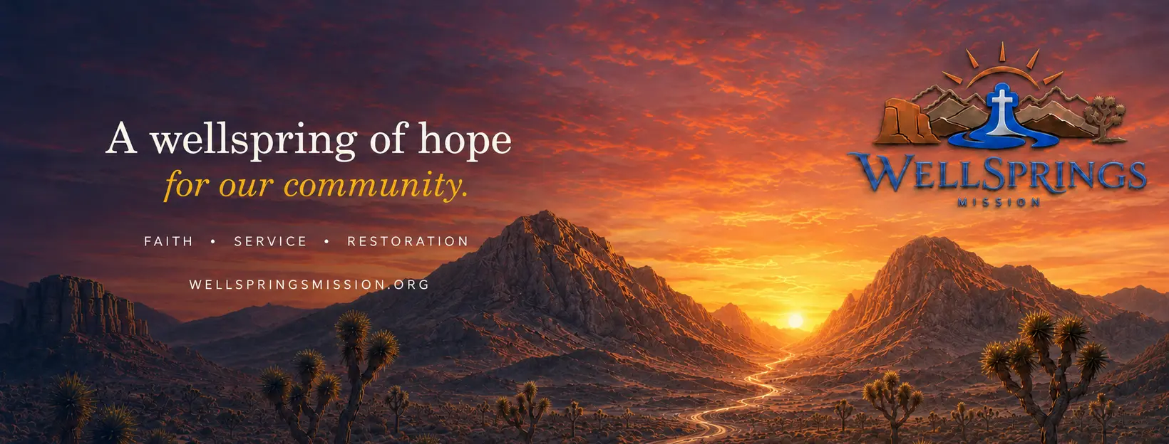 Sunrise over an open landscape, representing a wellspring of hope reaching beyond one place